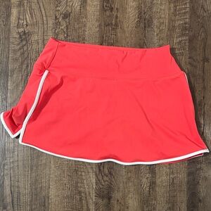DSG Coral Skort with White Accents